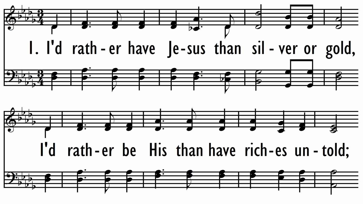 I'D RATHER HAVE JESUS-ppt