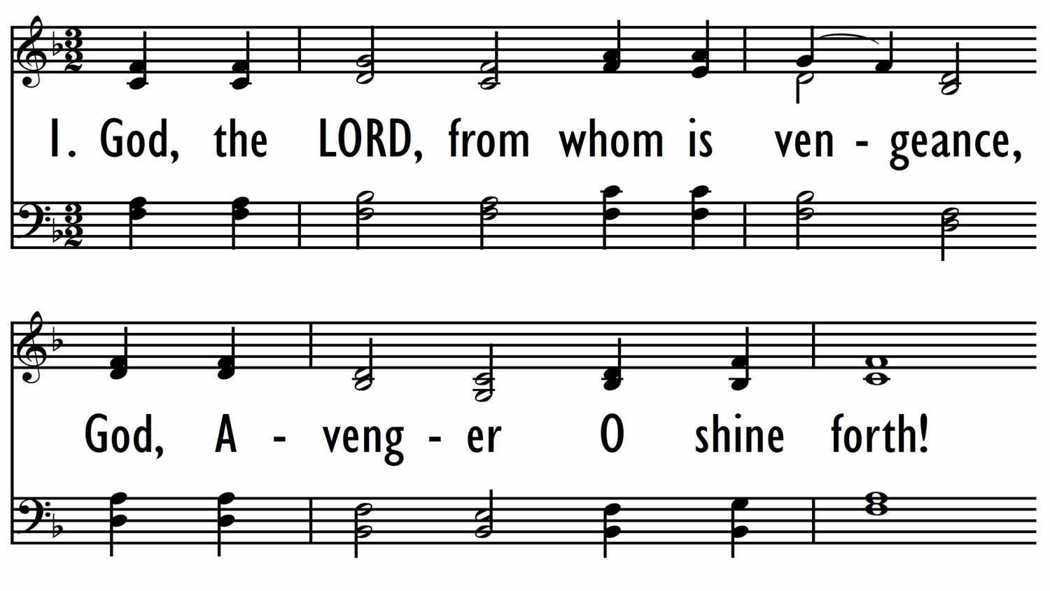 GOD, THE LORD, FROM WHOM IS VENGEANCE-ppt