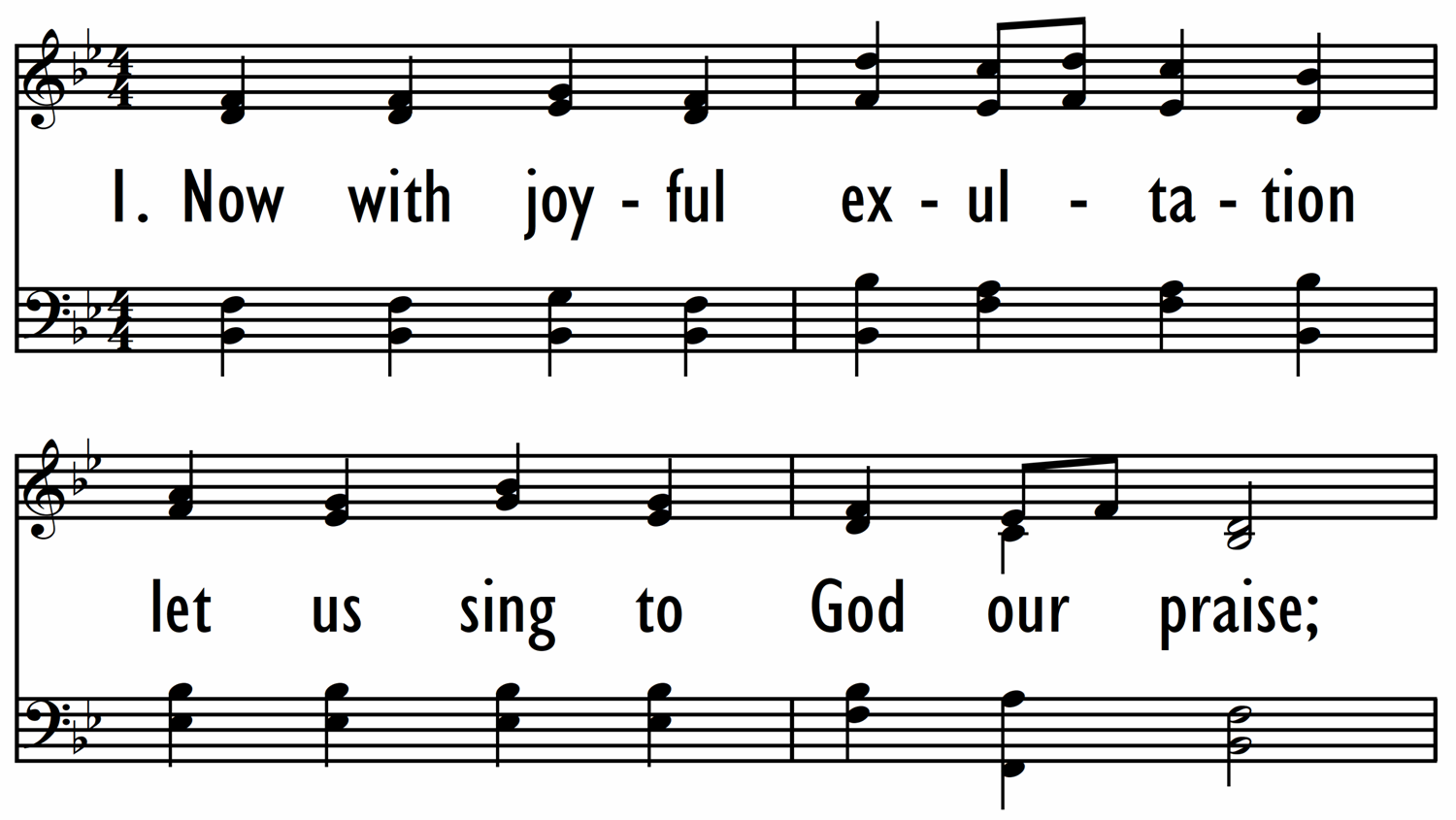 NOW WITH JOYFUL EXULTATION-ppt