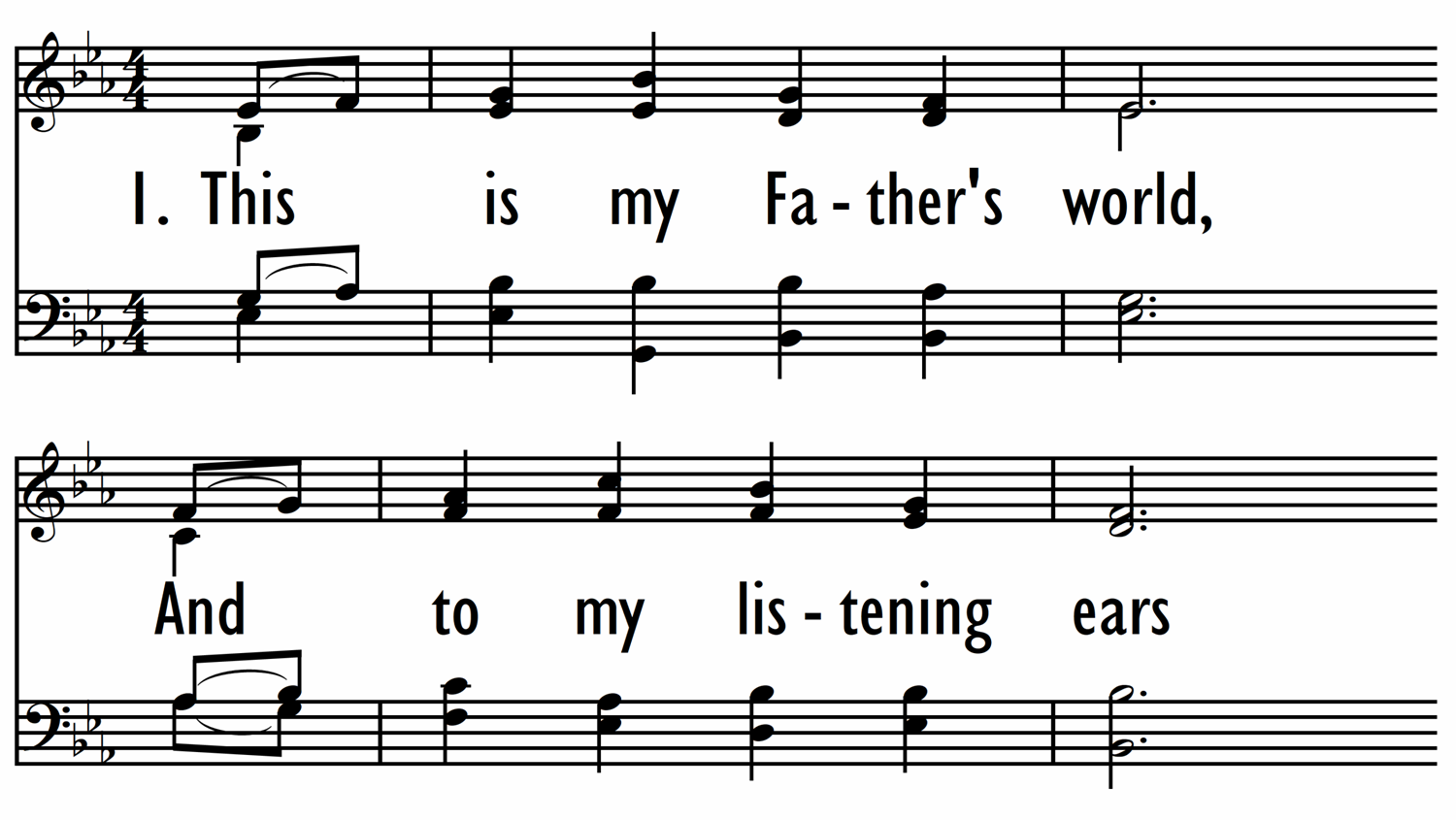 THIS IS MY FATHER'S WORLD-ppt