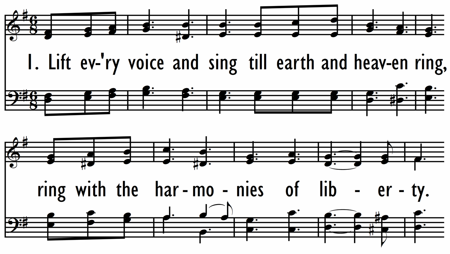 LIFT EVERY VOICE AND SING-ppt