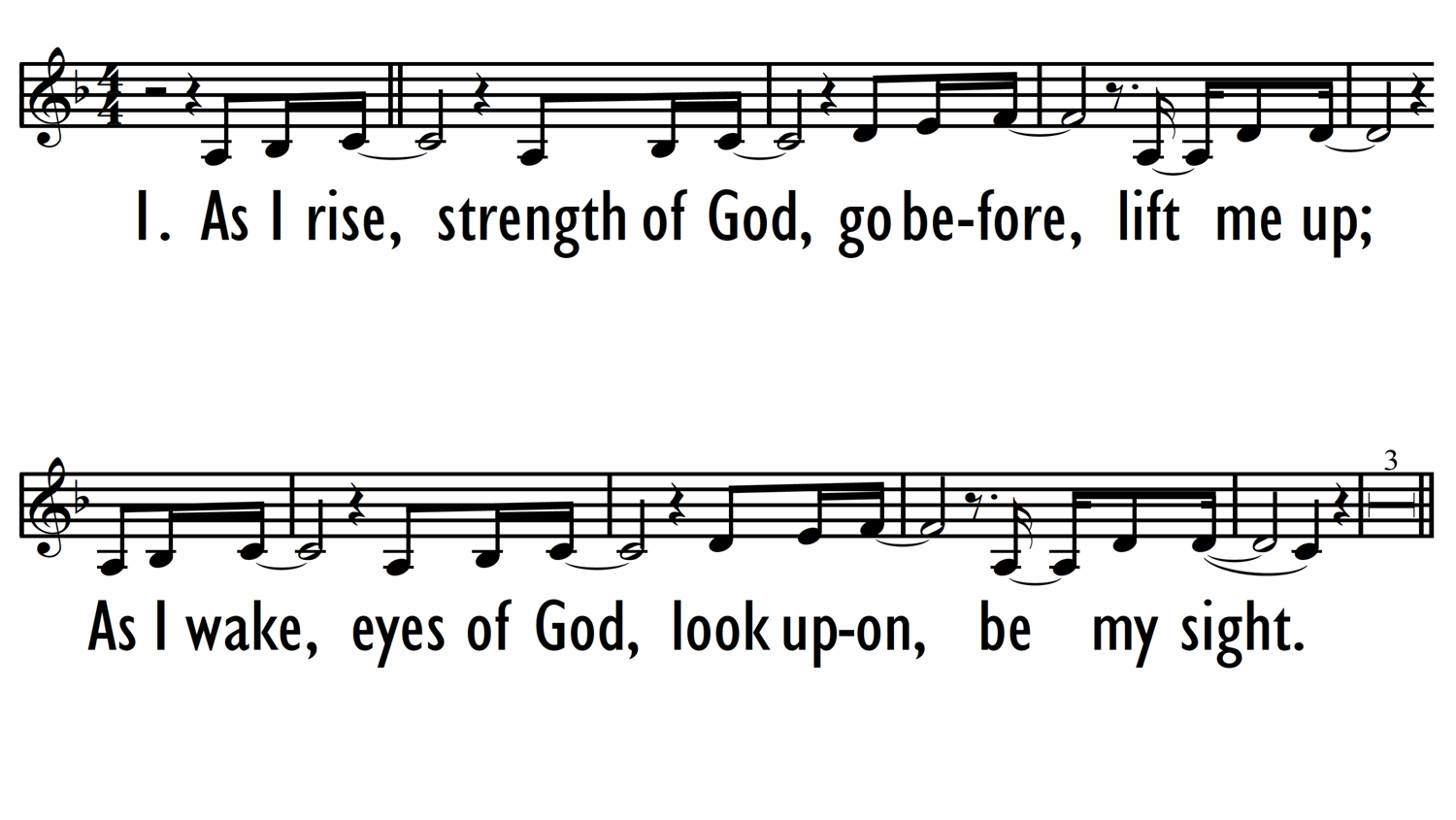 CHRIST BE ALL AROUND ME  - Lead Line-ppt