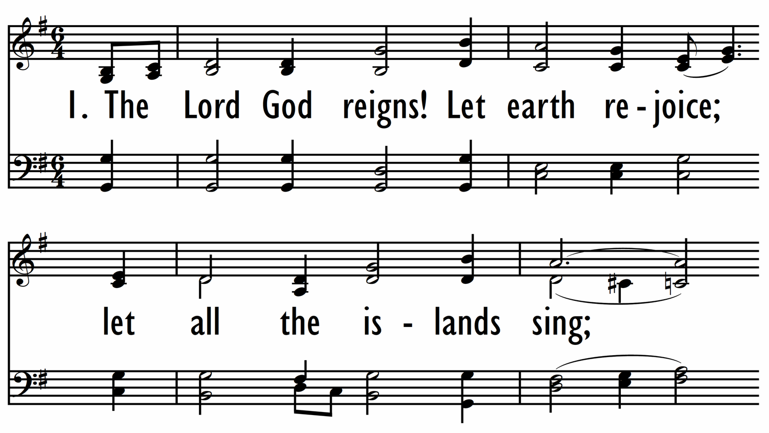 THE LORD GOD REIGNS! LET EARTH REJOICE-ppt
