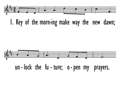 KEY OF THE MORNING - Lead Line-ppt