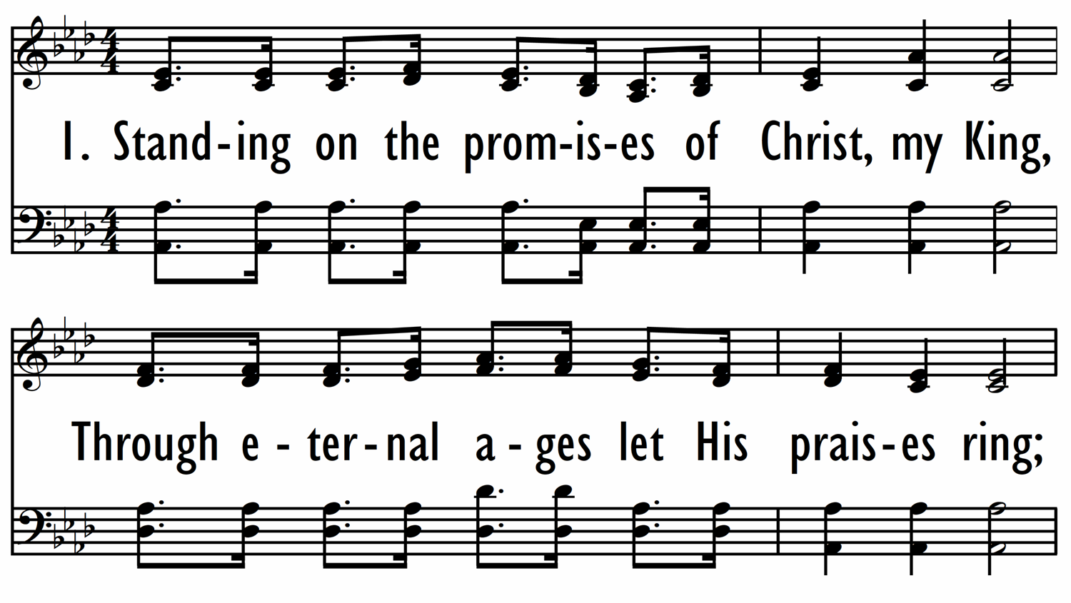 STANDING ON THE PROMISES-ppt