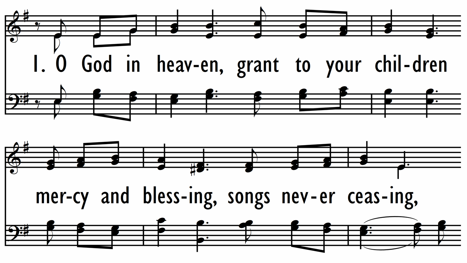 O GOD IN HEAVEN-ppt