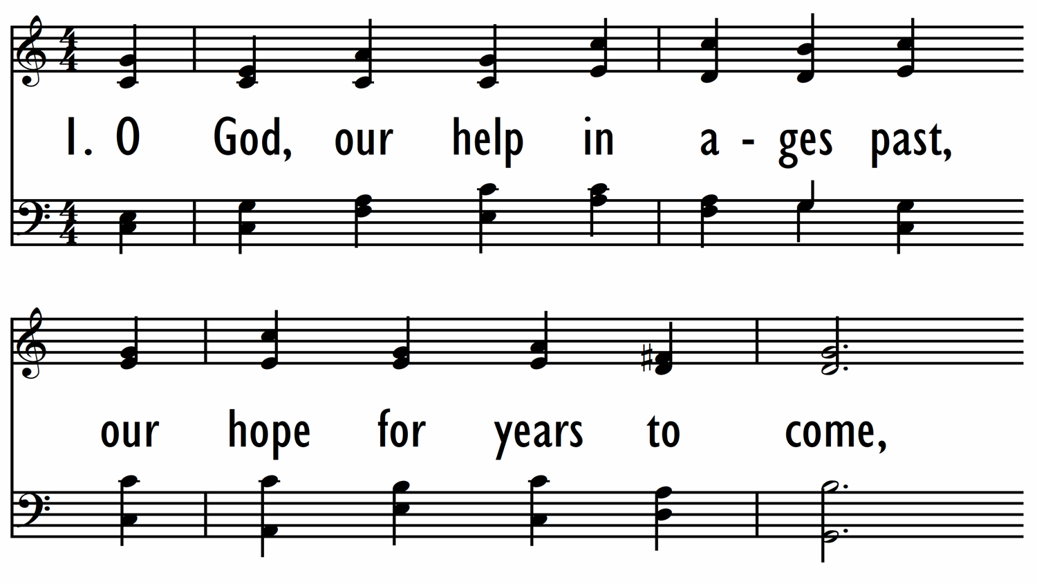 O GOD, OUR HELP IN AGES PAST-ppt