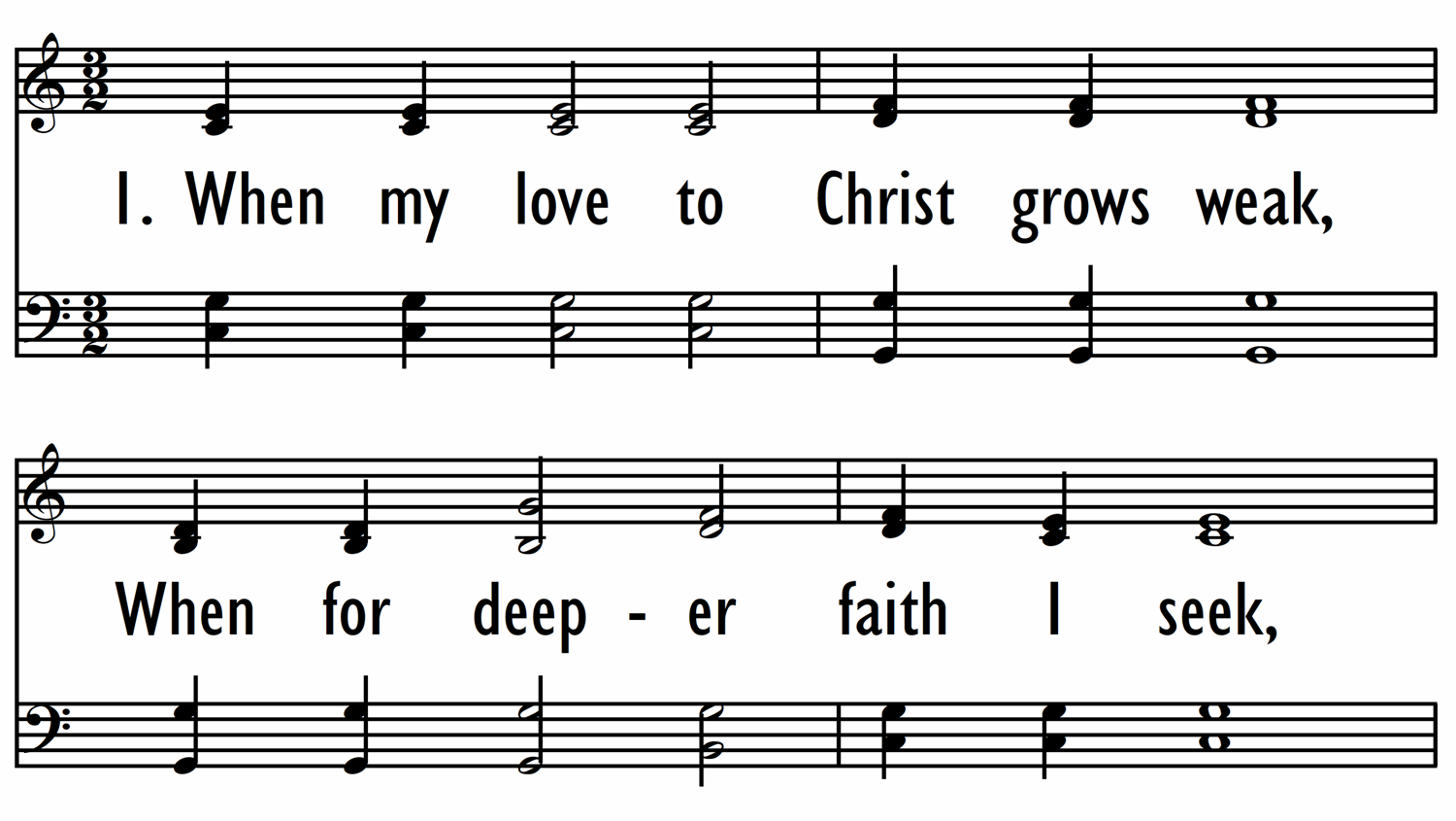 WHEN MY LOVE TO CHRIST GROWS WEAK-ppt