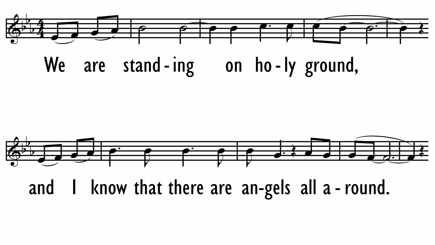 HOLY GROUND - Lead Line-ppt