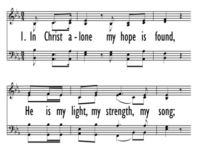 in christ alone lyrics pdf