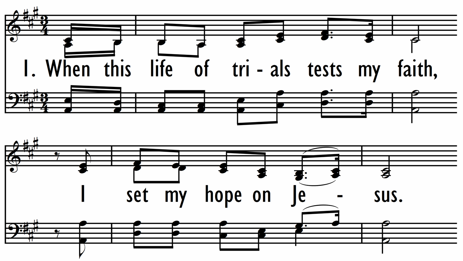 I SET MY HOPE - 4 part-ppt