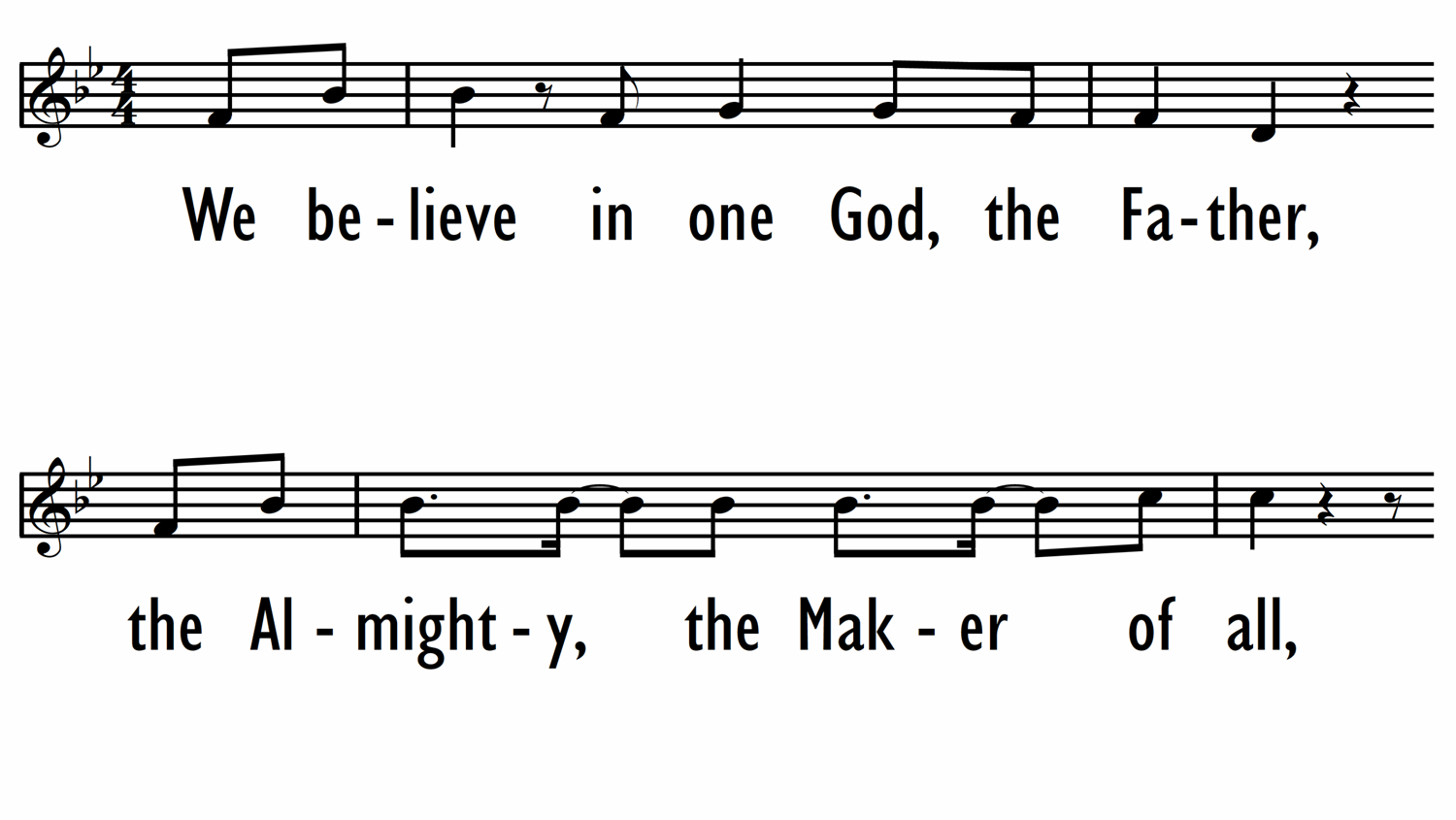 THE GOD WE LOVE - Lead Line (CityAlight Recorded Key of Bb) (Also available in Key of G)-ppt