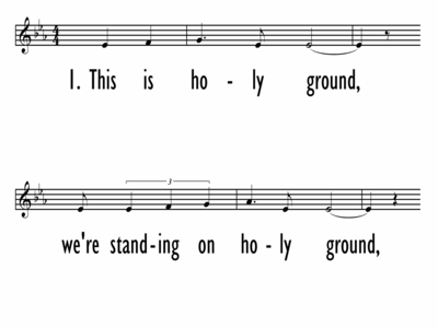 HOLY GROUND (THIS IS) - Lead Line-ppt