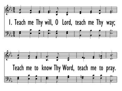 TEACH ME THY WILL O LORD-ppt