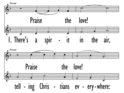 THERE'S A SPIRIT IN THE AIR-ppt