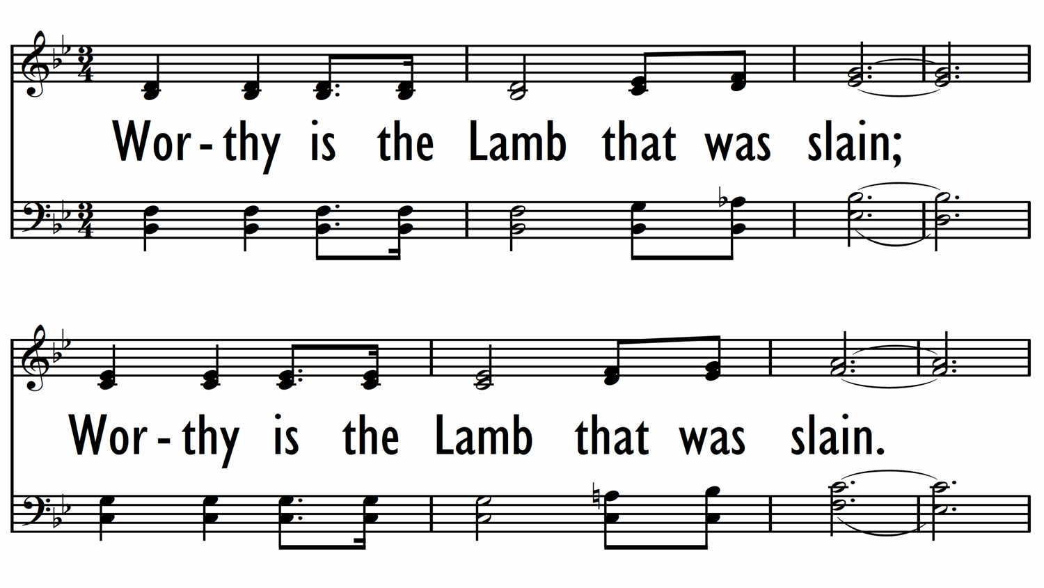 WORTHY IS THE LAMB-ppt