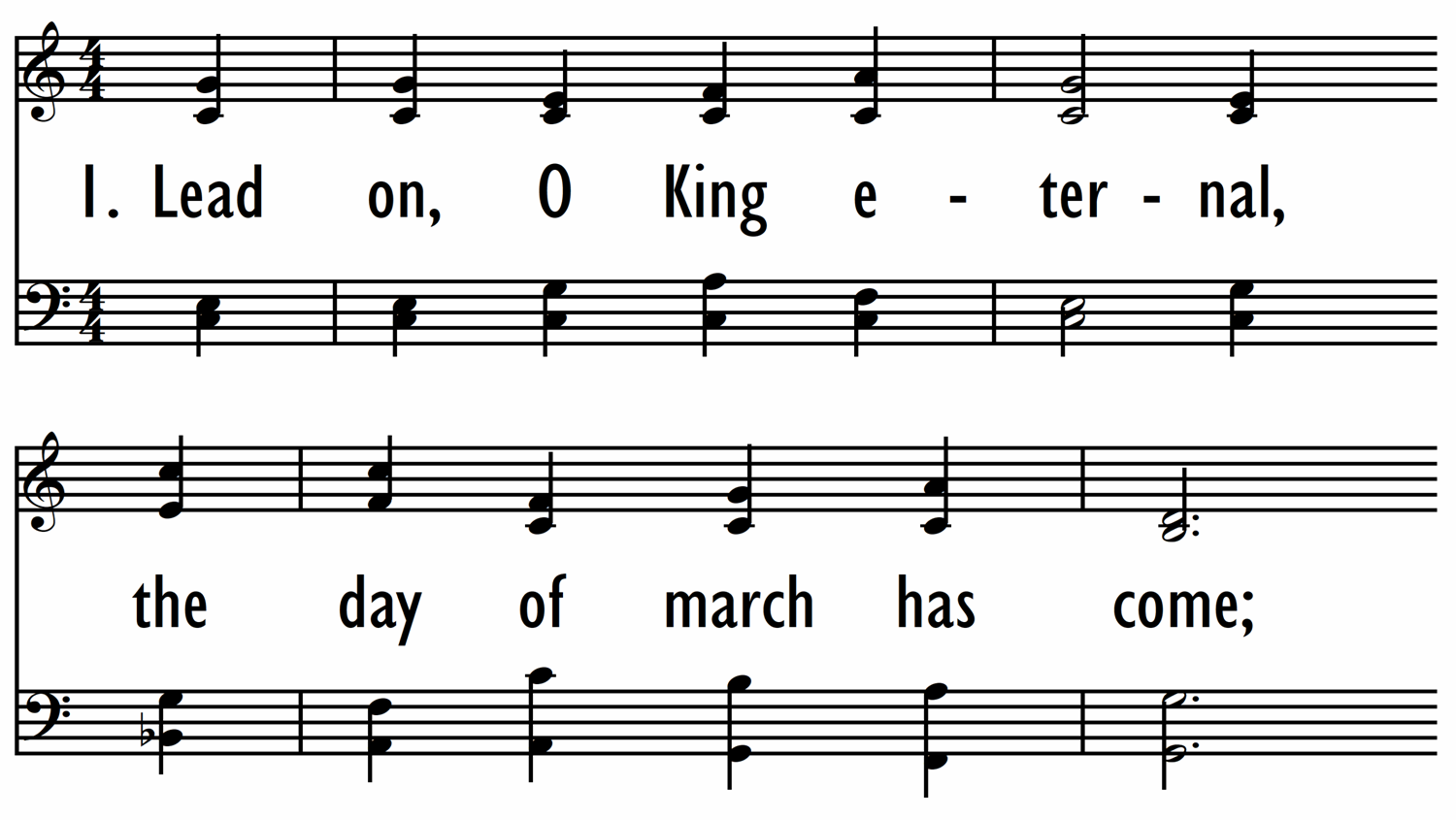 LEAD ON, O KING ETERNAL-ppt