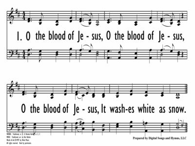 blood jesus songs hymns