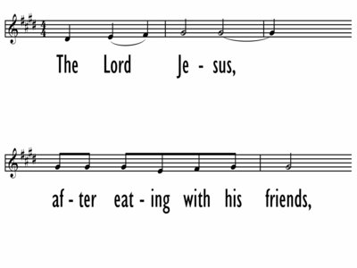 THE LORD JESUS (HOLY THURSDAY)-ppt