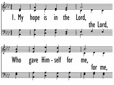 MY HOPE IS IN THE LORD-ppt