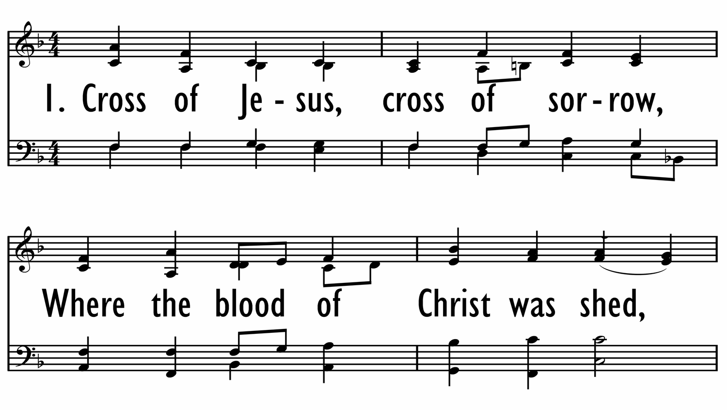 CROSS OF JESUS, CROSS OF SORROW-ppt