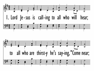 LORD JESUS IS CALLING TO ALL WHO WILL HEAR-ppt