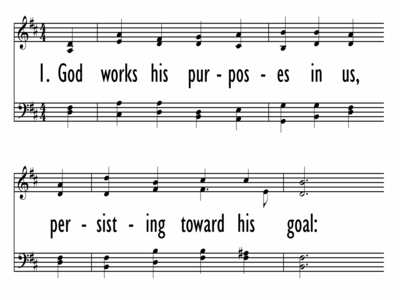 GOD WORKS HIS PURPOSES IN US-ppt
