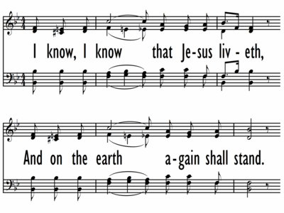 I KNOW THAT MY REDEEMER LIVETH - Chorus only-ppt