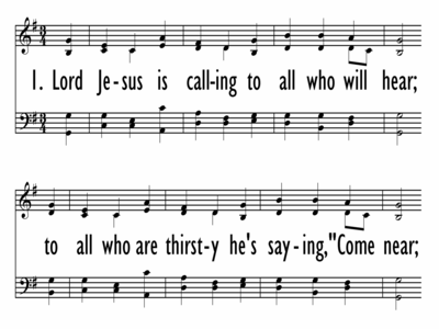 LORD JESUS IS CALLING TO ALL WHO WILL HEAR-ppt