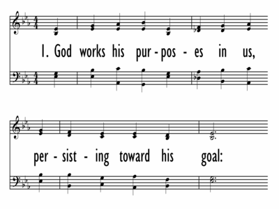 GOD WORKS HIS PURPOSES IN US-ppt