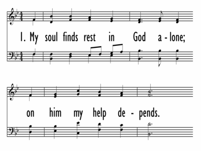MY SOUL FINDS REST IN GOD ALONE-ppt