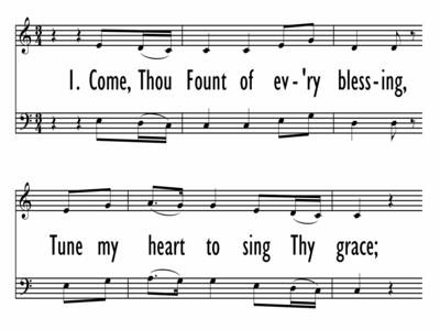 COME THOU FOUNT, COME THOU KING-ppt