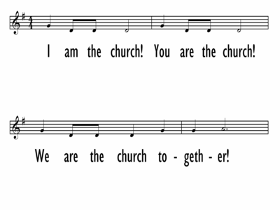 WE ARE THE CHURCH - Lead Line-ppt