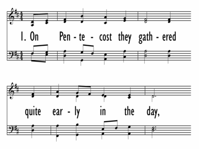ON PENTECOST THEY GATHERED-ppt
