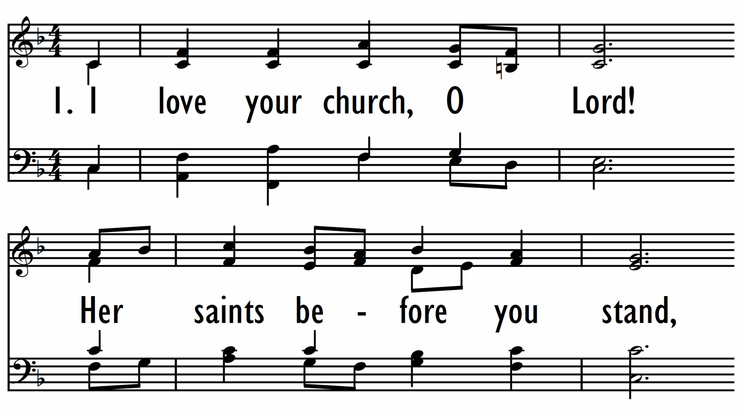 I LOVE YOUR CHURCH, O LORD-ppt