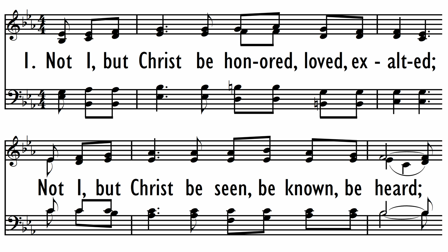 NOT I, BUT CHRIST-ppt