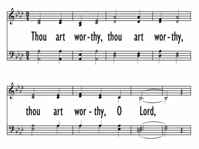 Thou Art Worthy Digital Songs Hymns