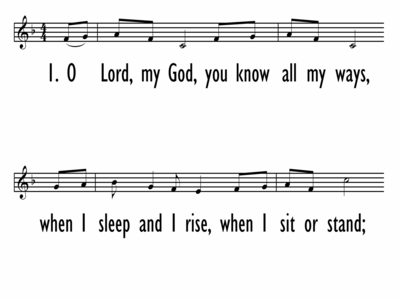 PSALM 139 - O LORD, MY GOD-ppt