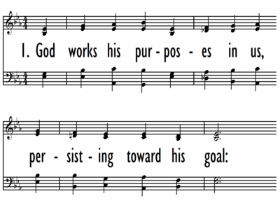 GOD WORKS HIS PURPOSES IN US-ppt