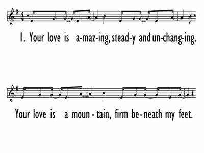 HALLELUJAH (YOUR LOVE IS AMAZING) - Lead Line-ppt