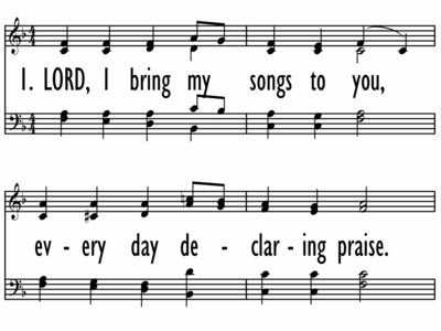 LORD, I BRING MY SONGS TO YOU-ppt
