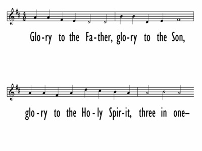 GLORY TO THE FATHER - Lead Line-ppt