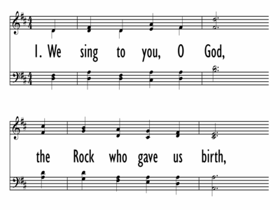 WE SING TO YOU, O GOD-ppt