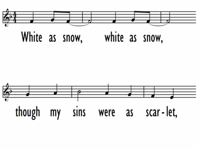 WHITE AS SNOW - Lead Line-ppt