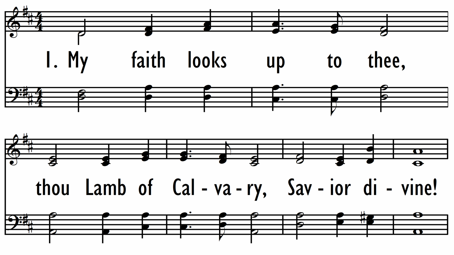 MY FAITH LOOKS UP TO THEE-ppt