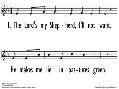 PSALM 23 - Lead Line-ppt