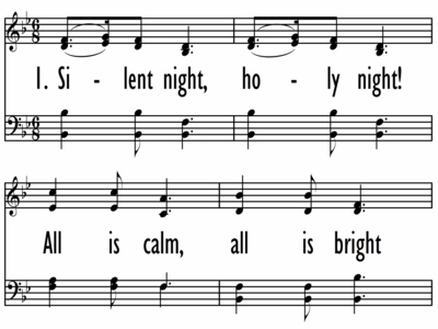 SILENT NIGHT, HOLY NIGHT (English only)-ppt