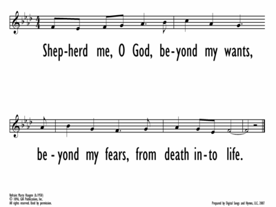 SHEPHERD ME, O GOD - Lead Line | Digital Songs & Hymns