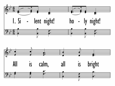 SILENT NIGHT! HOLY NIGHT - With Descant-ppt