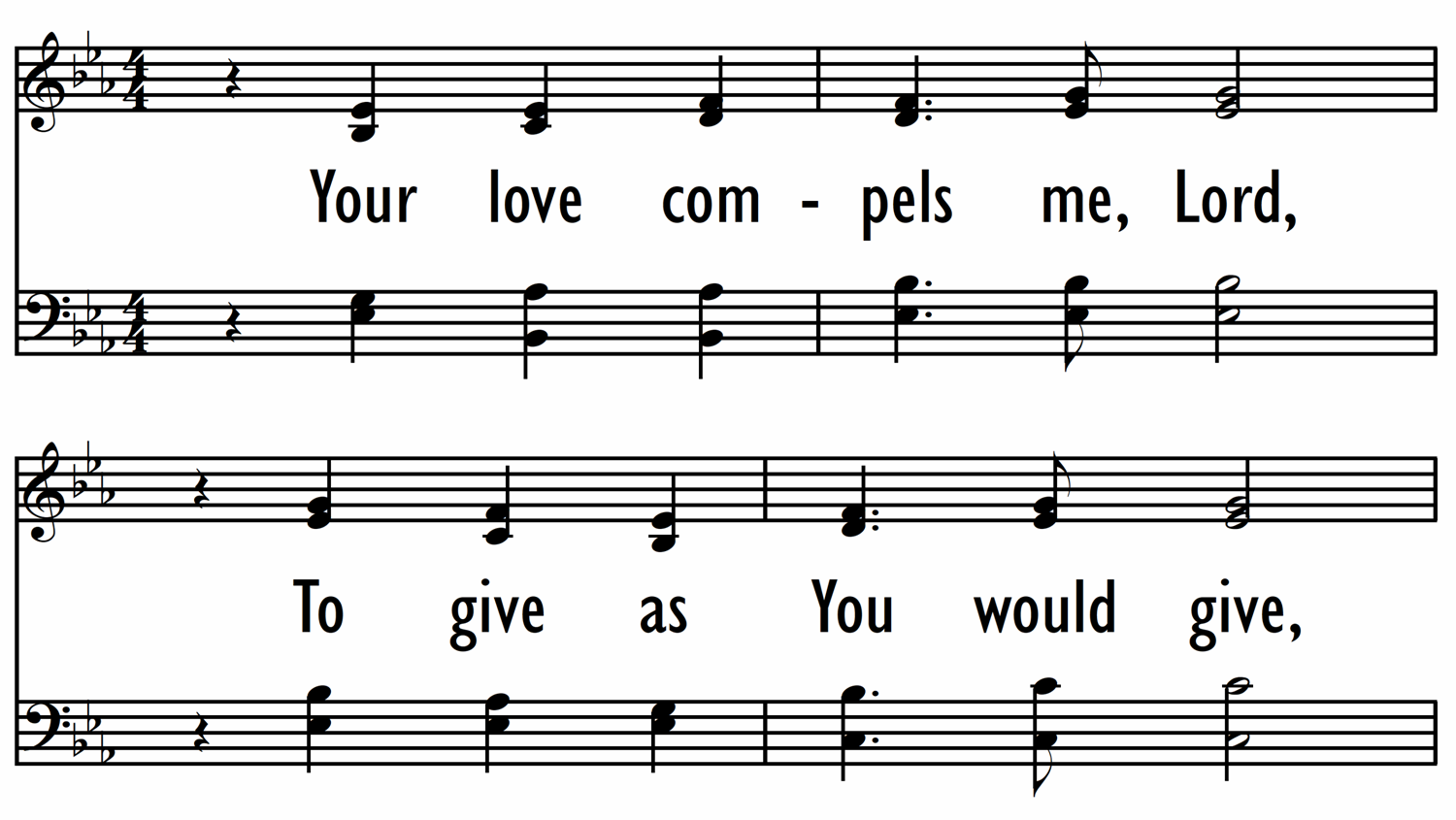 YOUR LOVE COMPELS ME-ppt